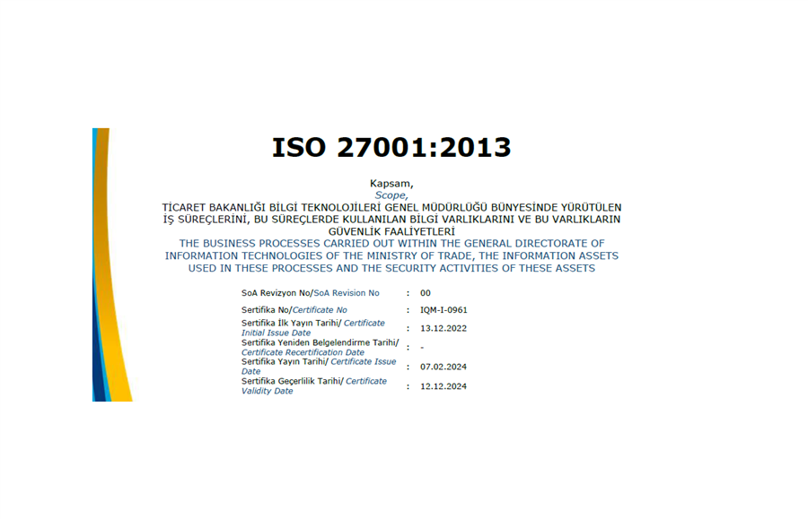 ISO 27001 Bilgi Güvenliği Yönetim Sistemi (BGYS)